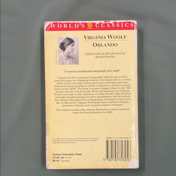 Virginia Woolf 'Orlando' World's Classics Edition - Picture 2 of 3